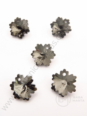 Pandantiv cristal 14x12x8mm gaură 1.5mm 5 buc 335279