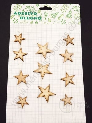 Elemente decorative din lemn 1 pachet 182044