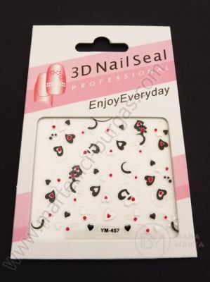 Autocolant 3D pentru decorarea manichiurii 1 bucată 181418