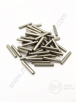 Tijă de sticlă 15x2.5mm culoare gri 1 pachet 50g ~320 buc 331072