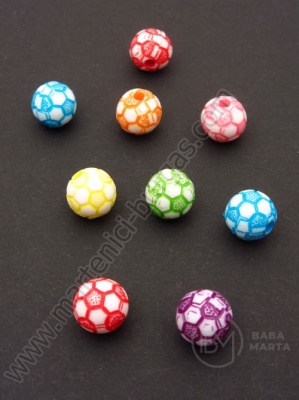 Minge de fotbal 10mm mix 1 paquet 40g ~77 buc 312206