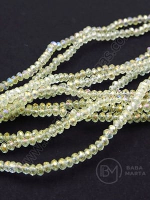 Șir de cristale ~2.5x~1.5mm gaură 0.6mm ~172 pcs ~34cm 1 buc 342625
