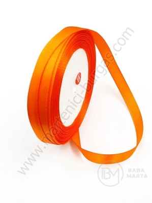 Panglică de satin 10mm orange ~22 meters 451613