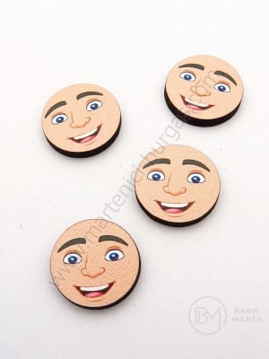 Fețe de lemn 16x3mm 1 pachet 10 buc 182379