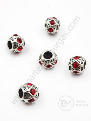 Mărgele metalice 11x9mm, pachet 1, 2 buc. 309592
