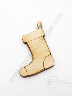 Ghete de Crăciun din lemn 34x24x3mm 1 pachet 10 buc 182287
