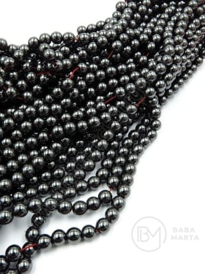 Bilă de hematit 6mm magnetică clasa A ~70 buc ~40cm 1 buc 352949