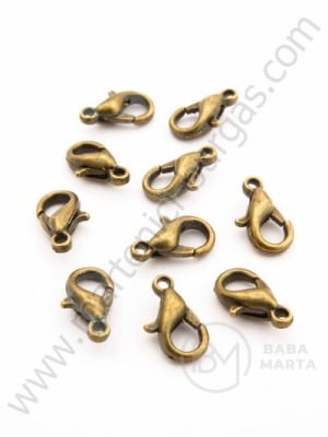 Închizatore metallice 5x10mm bronz antic 50 buc 301051