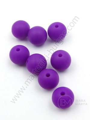 Bilă de mărgele din silicon ~9mm gaură 1.5mm 1 paquet 5 buc 317027
