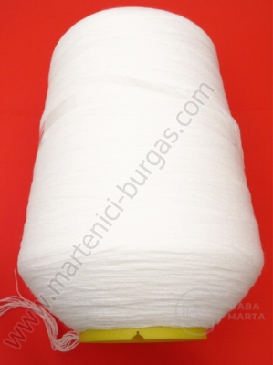 Fire albă 100% acrilică, bobină, 10 ghemuri 500g 431195