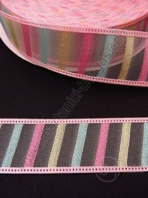 Panglică organza colorată 25mm, 1 pachet, 5 metri, 451420