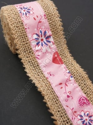 Bandă de pânză de sac cu bandă textilă width 50mm - length ~2 meters 1 rollă 462137