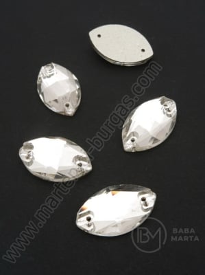 Placă de sticlă (cristal) 13x22x5.5mm transparentă 1 pachet 2 buc 151441