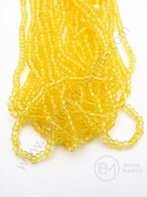 Mărgele cehe PRECIOSA din glass 2mm ~55cm şir 1 paket 12 şiruri 331726