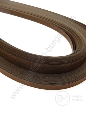 Panglici pentru quilling 5mm x 530mm maro închis 1 pachet 120 buc 175066