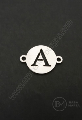 Element de conectare litera A steel 13x18x1mm hole 1.5mm 1 buc 305592