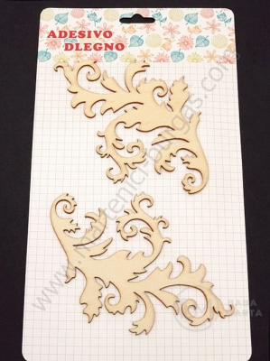 Elemente decorative din lemn 1 pachet 182037