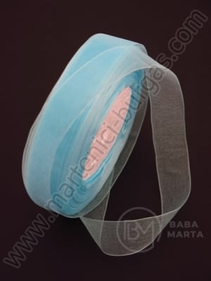 Panglică organza 20mm alabastru ~45 metri 8060