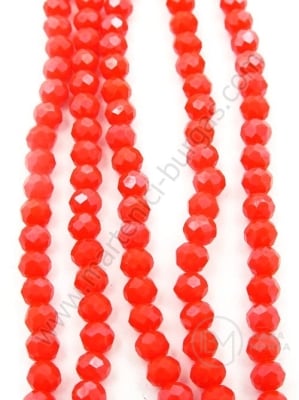 Cristal 4x3mm roșu deschis curcubeu solid 1 bucată 41cm ~120 bucăți 342258