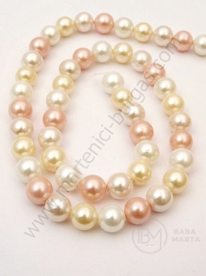 Perle Mallorca 8mm ASORTATE ~40cm ~49buc 1 șir 355068