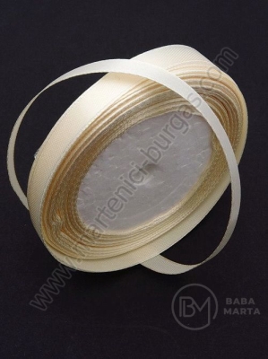 Panglică de satin 10mm crem ~22 metri 451558