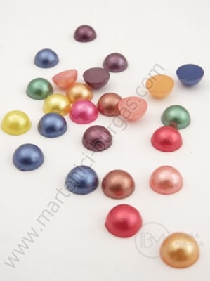 Emisferă de perle MIX 8x3.5mm 100 bucăți 151091
