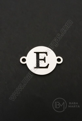 Element de conectare litera E steel 13x18x1mm hole 1.5mm 1 buc 305597