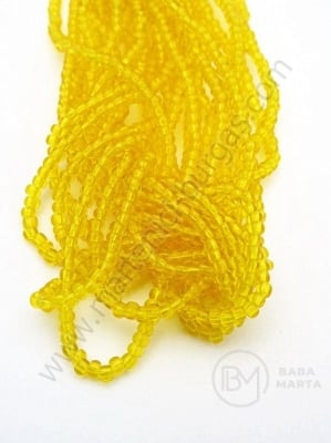 Mărgele cehe PRECIOSA din glass 2mm ~55cm şir 1 paket 12 şiruri 331727