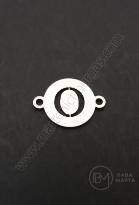 Element de conectare litera O steel 13x18x1mm hole 1.5mm 1 buc 305606