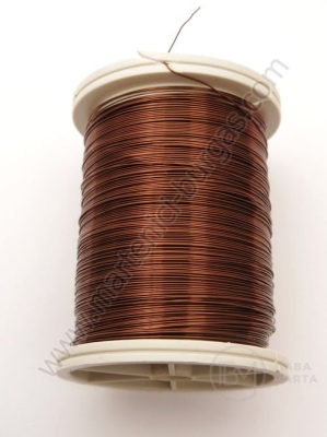 Sârmă de cupru 0,4 mm grosime ~26 metri 1 rolă 141160