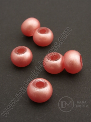 Mărgele 10.5x8mm vopsite prin pulverizare, gaură 3~3.5mm, 1 buc. 335117