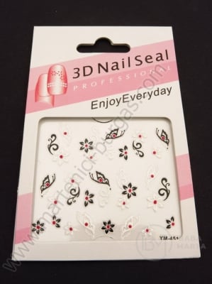 Autocolant 3D pentru decorarea manichiurii 1 bucată 181402