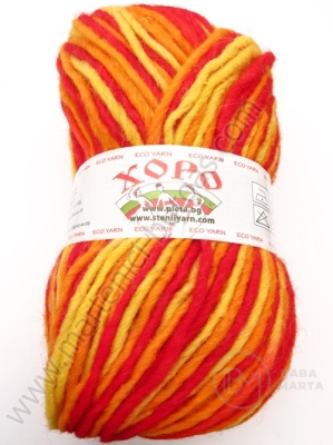 Fir HORO colorat 100% lână 100g ~130 metri 431189