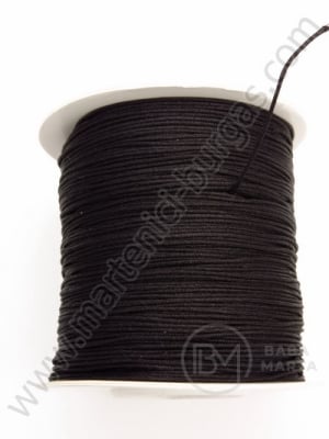 Sfoară neagră din polyester 0.8 mm, 120 meters, 441022