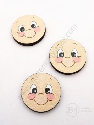 Fețe de lemn 20x3mm 1 pachet 10 buc 182389