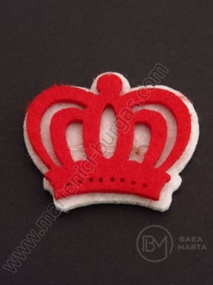 Coroană din pâslă 33x40mm 10 buc 181111