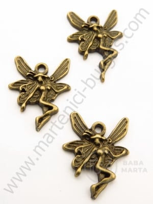 Pandantiv metalic 20x15mm bronz antic 10 bucăți 308452