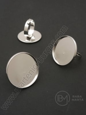 Inel de bază pentru instalare 25mm culoare argintie 1 pachet 4 buc 301864