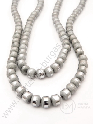 Şir de mărgele cristaline 5,5x6,5mm galvanizat 1 buc ~100 buc ~54cm 342376