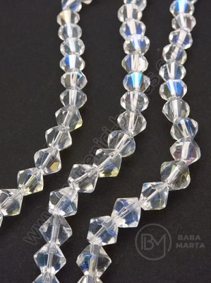 Sfoară de vitola 8mm transparentă arc AB ~43 buc 31cm 1 buc 343590