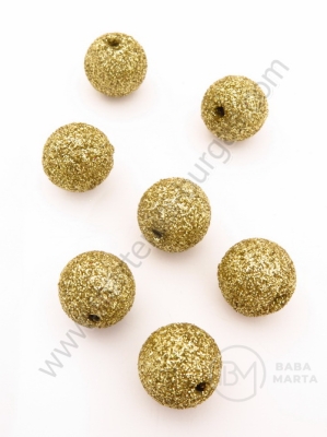 Bilă brocart 14mm auriu 1 pachet ~23 buc 312002