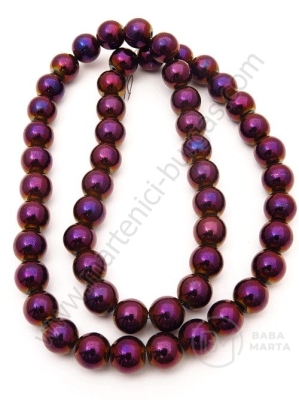 Mărgele de hematit 8mm nemagnetice ~53 buc 1 buc 352145