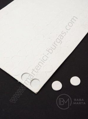 Bandă dublu adeziv, dimensiune cerc 10x1.5mm, 1 foaie, 310 buc 171127