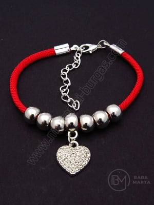 Mărgele metallice Martenitsa cu cristale 1 pachet 12 buc 103077