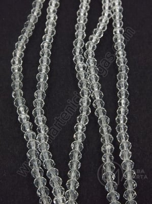 Șir de cristale ~3x~2.6mm gaură 0.6mm ~150 pcs ~40cm 1 buc 342057