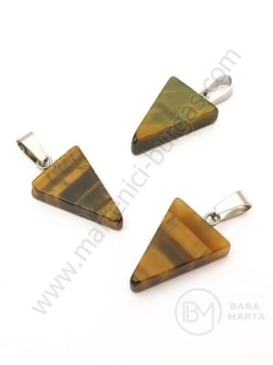 Pandantiv Ochi de Tigru 20x15mm 1 buc 355499