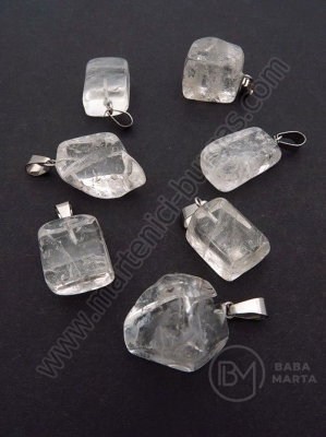 Pandantiv cristal Mountain 15~35x10~20x5~15mm 1 buc 355558