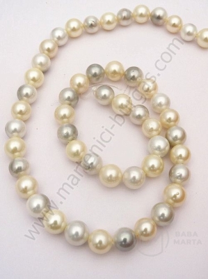 Perle Mallorca 8mm ASORTATE ~40cm ~49buc 1 șir 355072