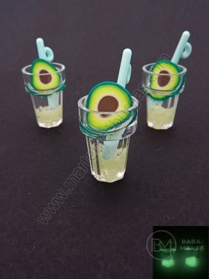 Lampă suspendată 20x13mm borcan cu cocktail de fructe 1 paquet 2 pieces 335611