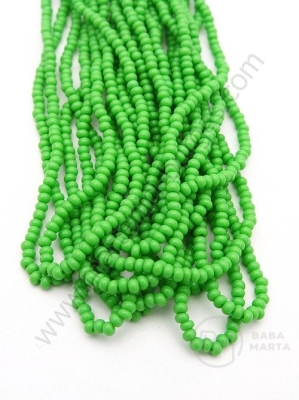 Mărgele cehe PRECIOSA din glass 2mm ~55cm şir 1 paket 12 şiruri 331682
